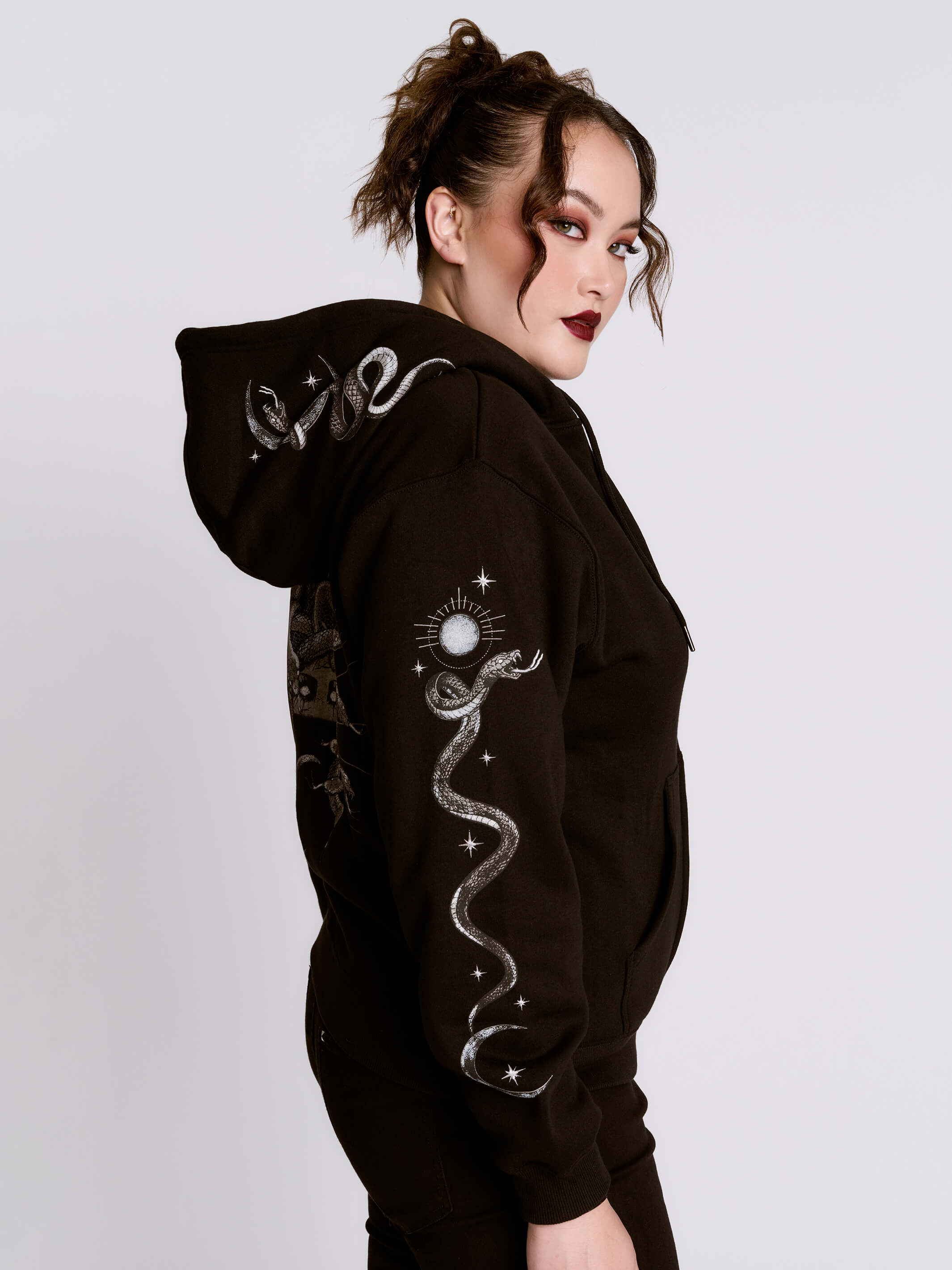 Medusa Zip Up Hoodie