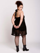 Mesh Babydoll Romper