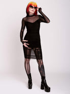MESH MATRIX DRESS