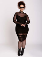 MESH MATRIX DRESS