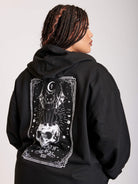 Death tarot zip up unisex hoodie