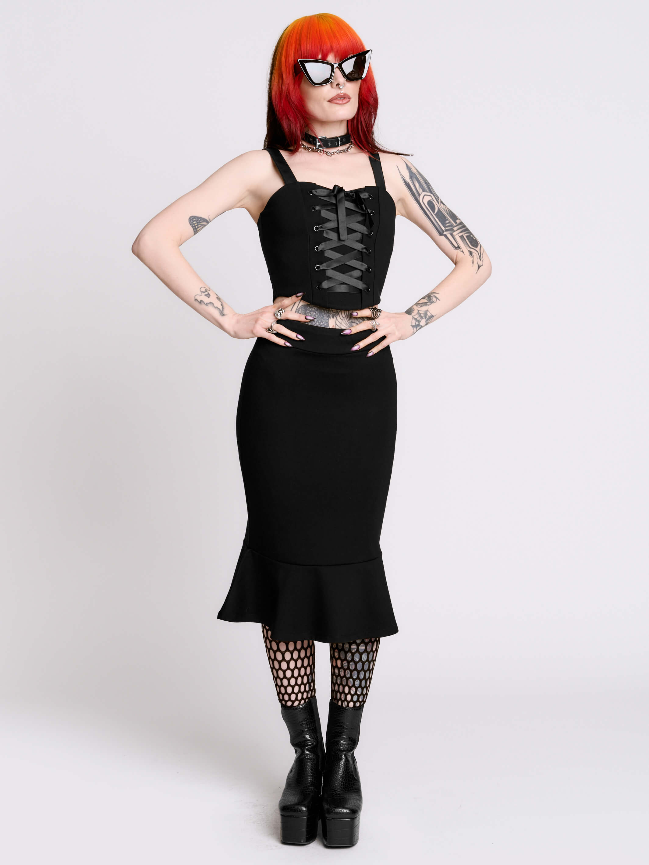 MORTISHA CORSET MERMAID SKIRT