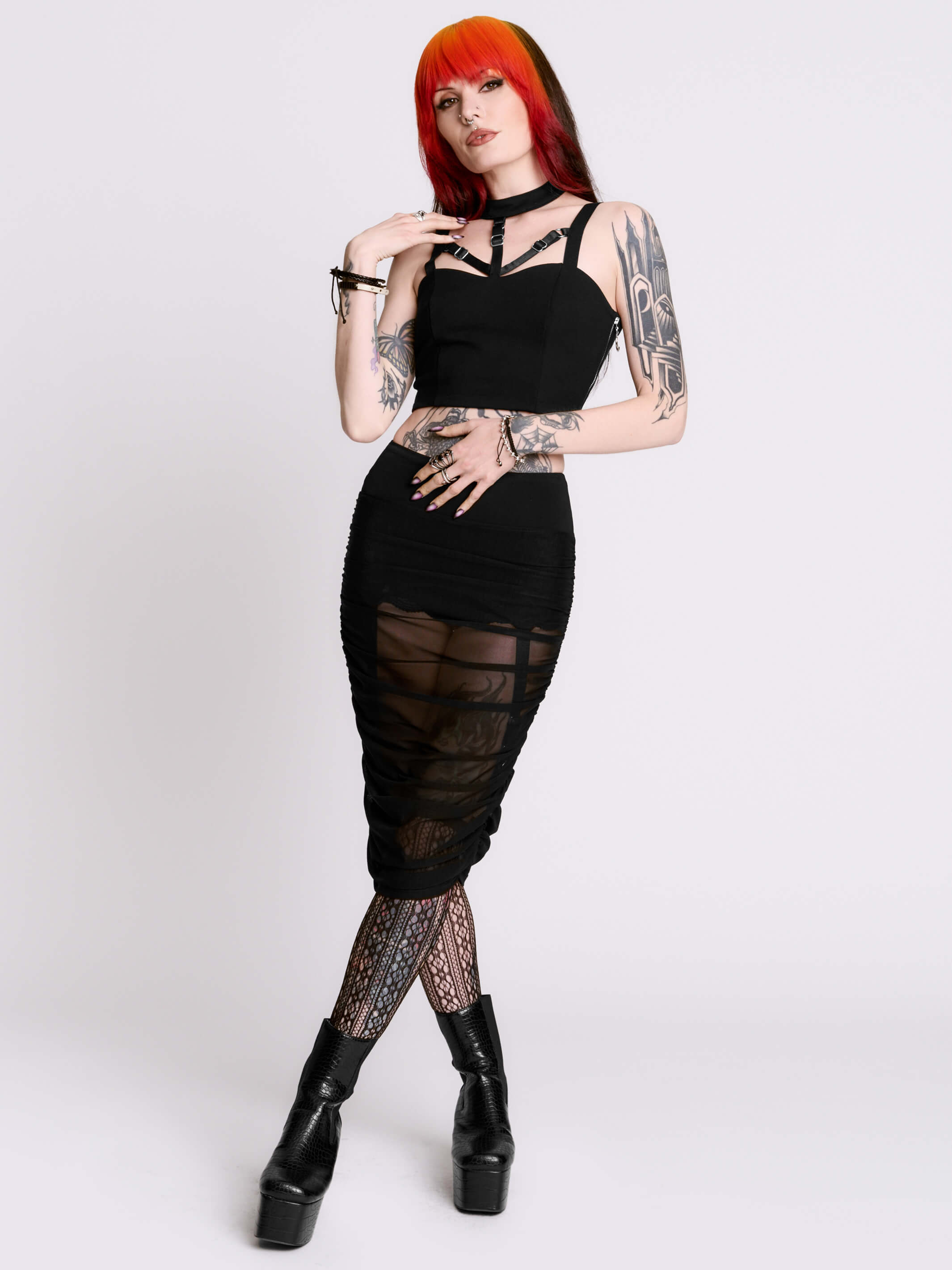 Mortisha Strappy Corset