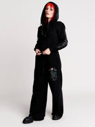 nocturnal garden wide leg jogger