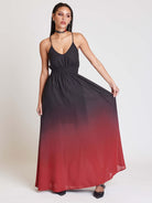 OMBRE CHIFFON MAXI DRESS