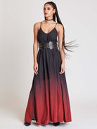 OMBRE CHIFFON MAXI DRESS