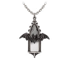 GOTHIC WINDOW BAT NECKLACE
