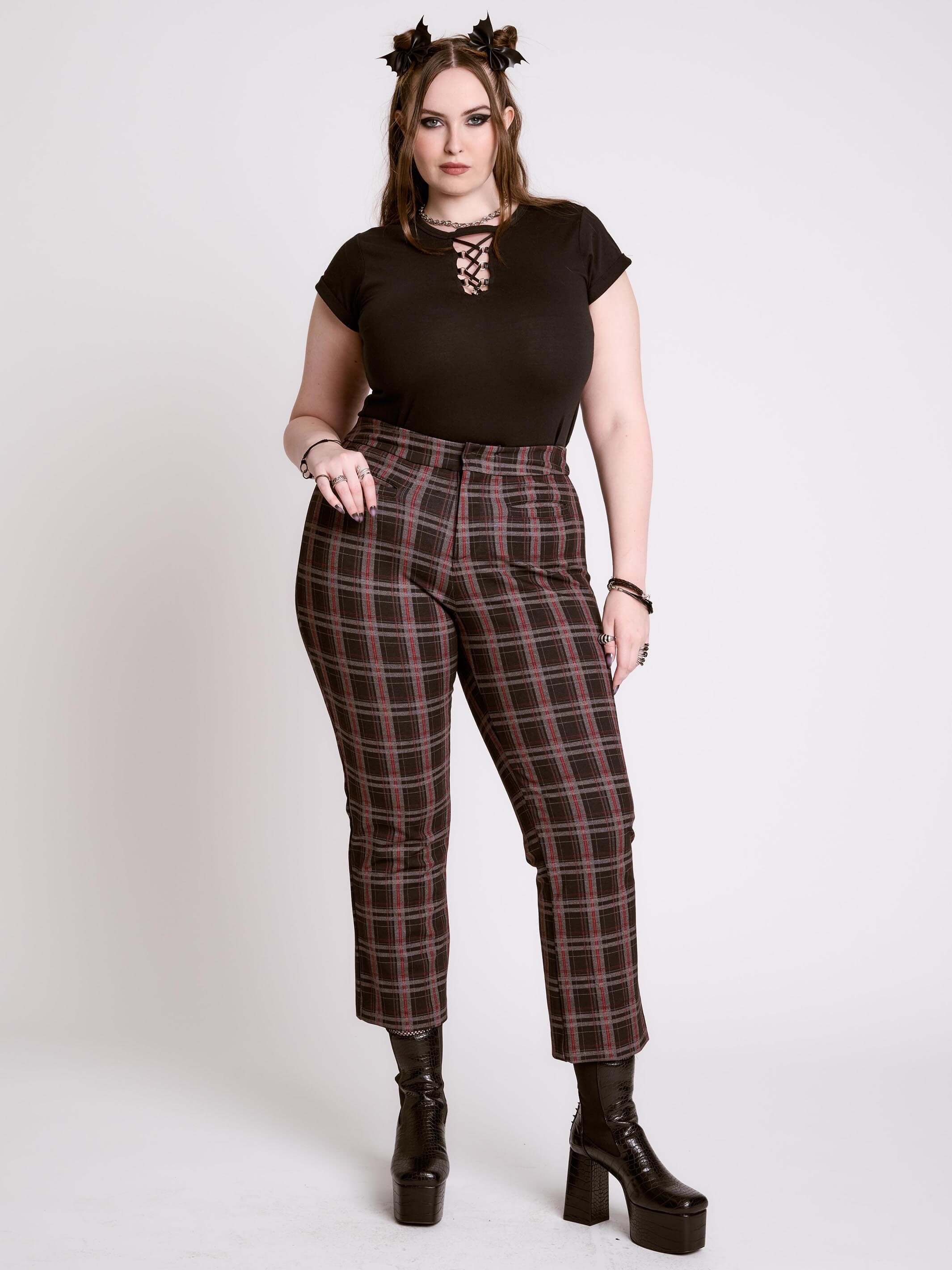 VINTAGE PLAID PANTS