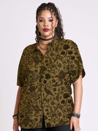 Raven Brocade Shirt
