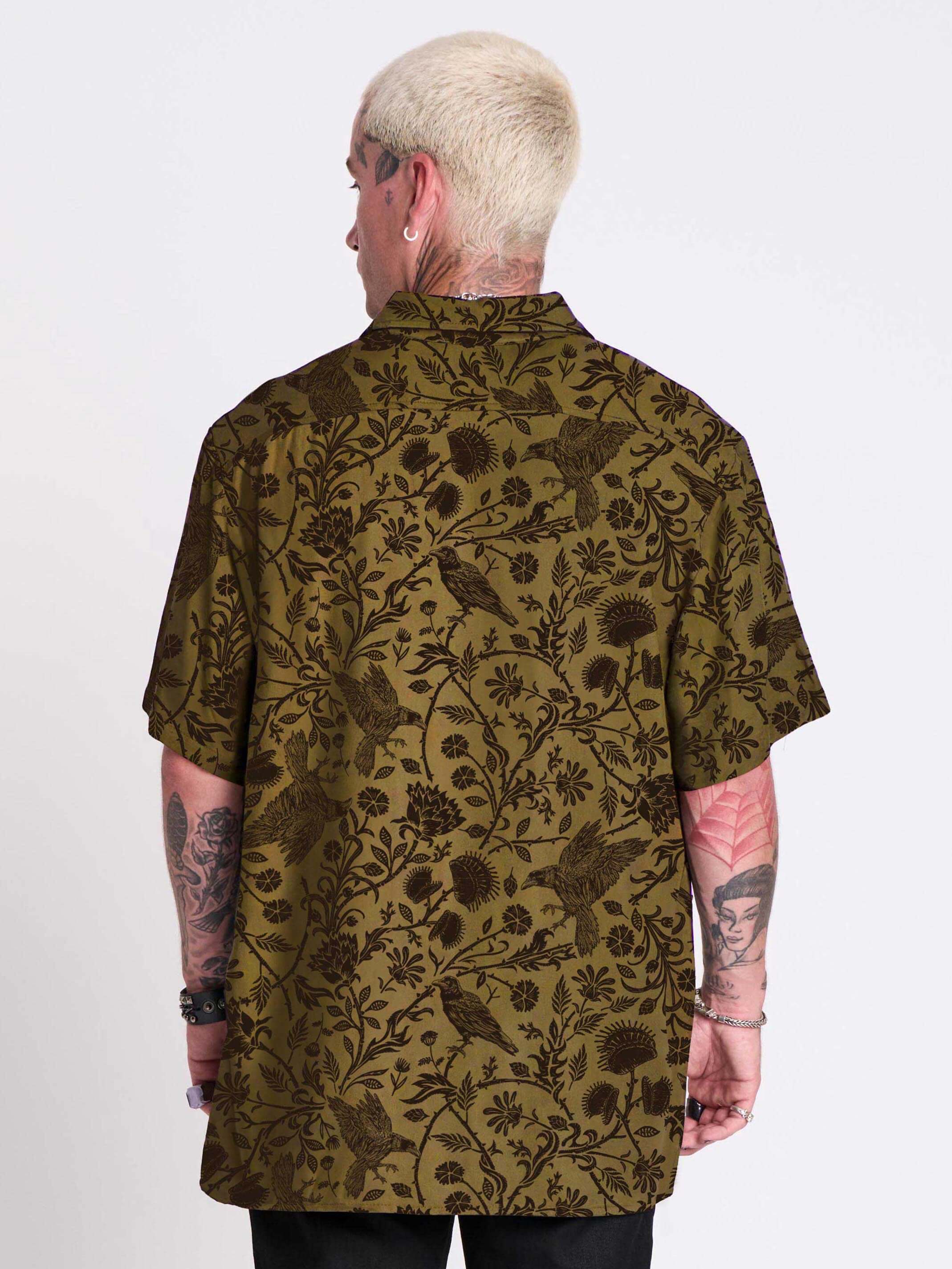 Raven Brocade Shirt