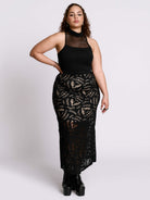 Scorned Bats Midi Skirt