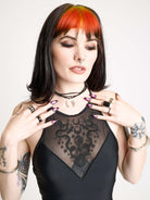 EMBROIDERED SNAKE SWIMSUIT