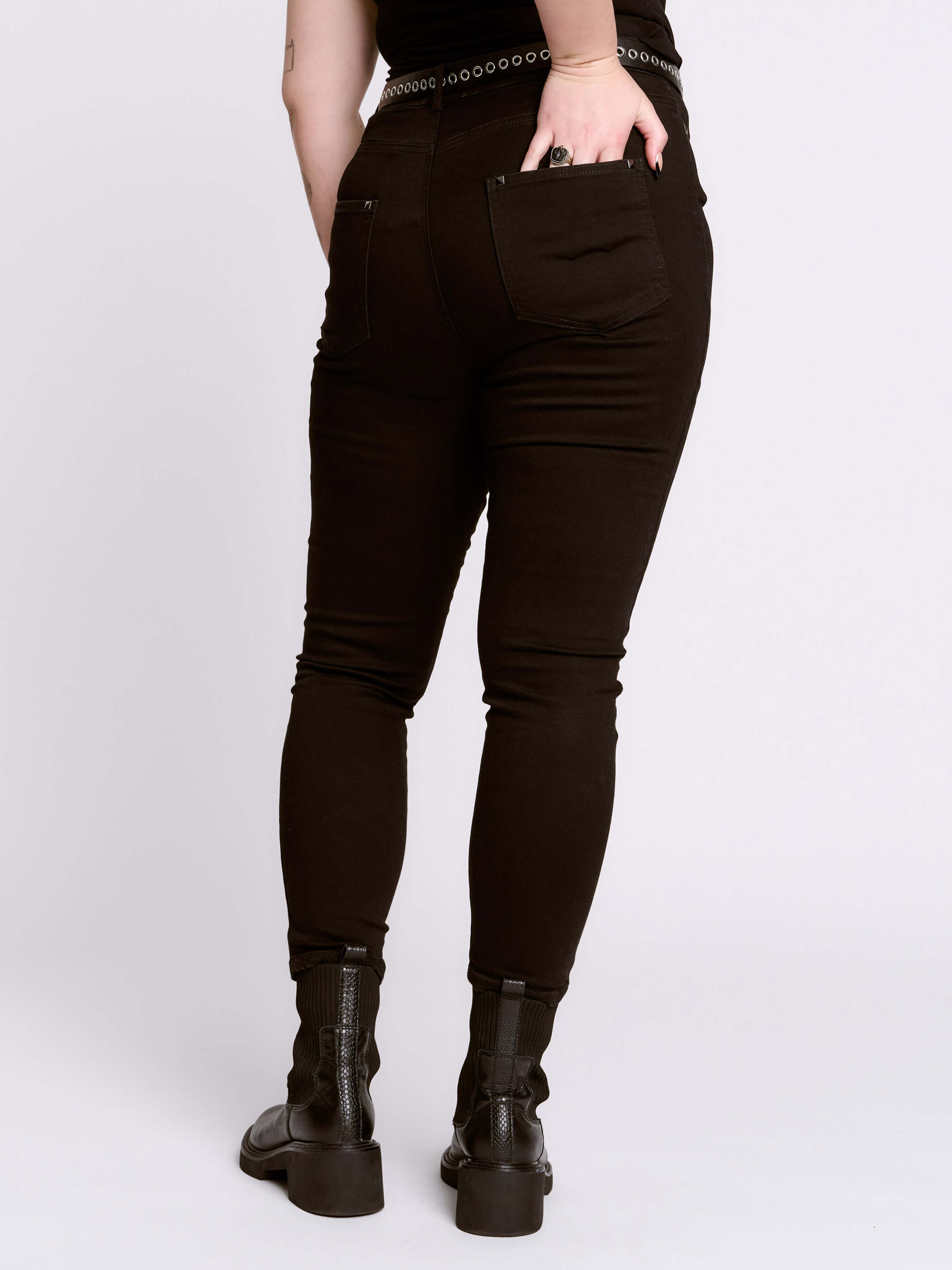 Studded Skinny Jeans