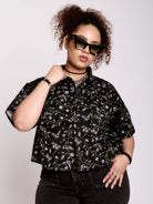 Skull Ivy Cropped Shirt