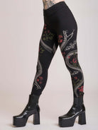 Snake & Roses Legging