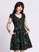 SWAMP LIFE PONTE DRESS