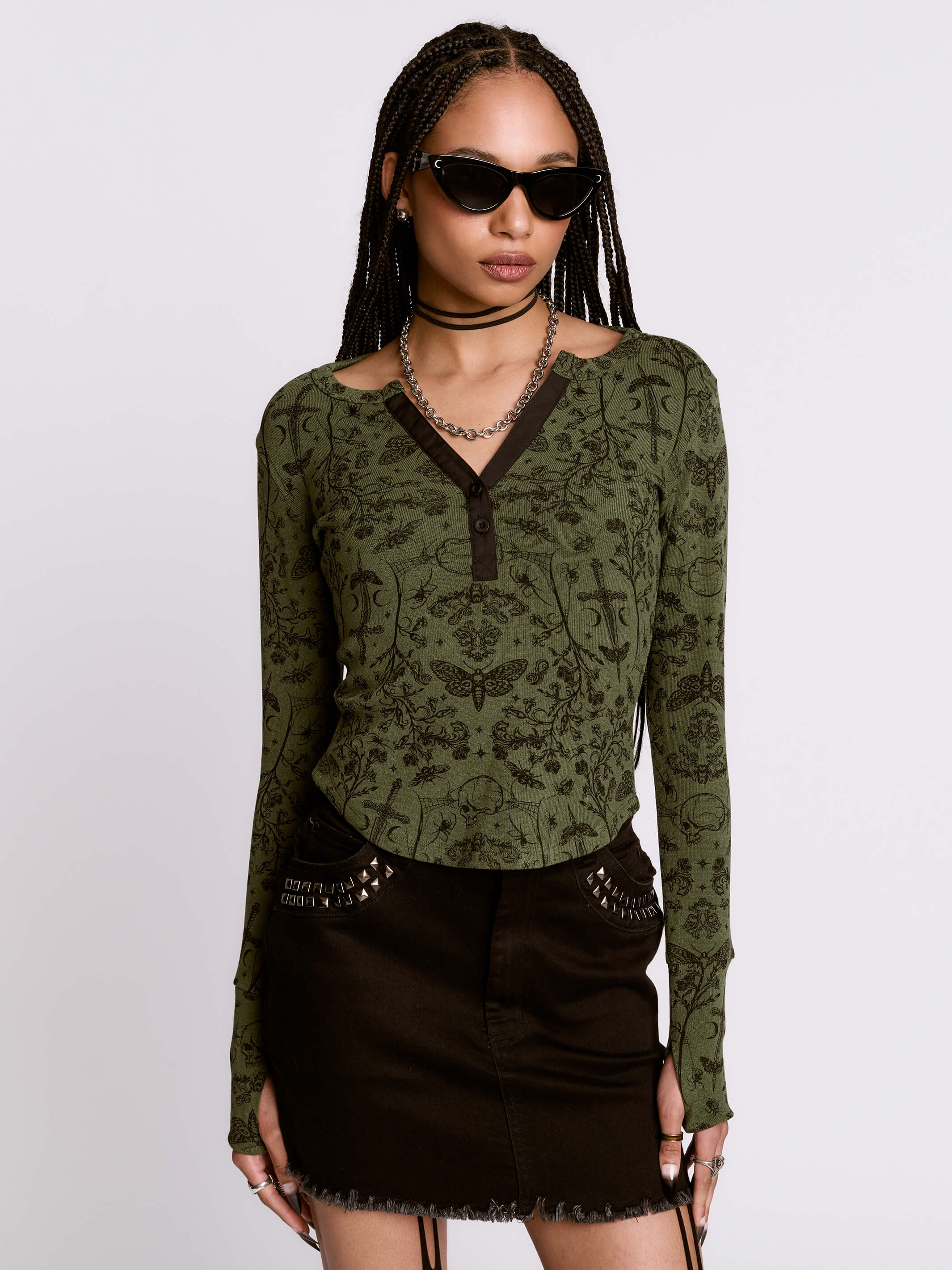 sword of mercy henley top