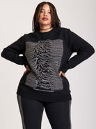 sweater with front details