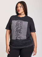 mineral wash t-shirt with front joy division art