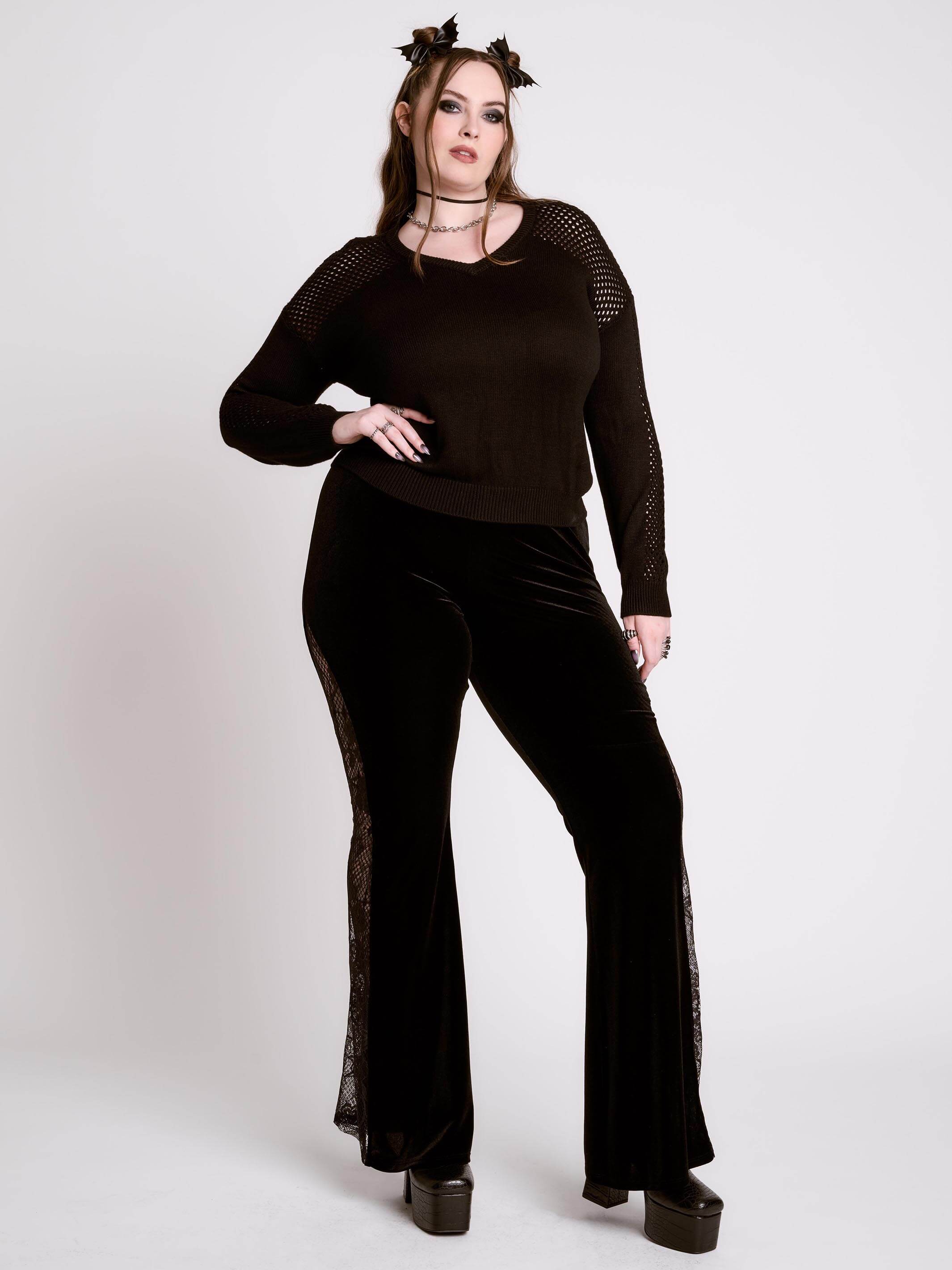 Velvet and Lace Flares