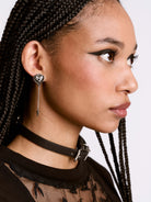 Witches Heart Stud Earring