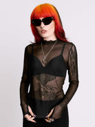 Powermesh Long Sleeve Top