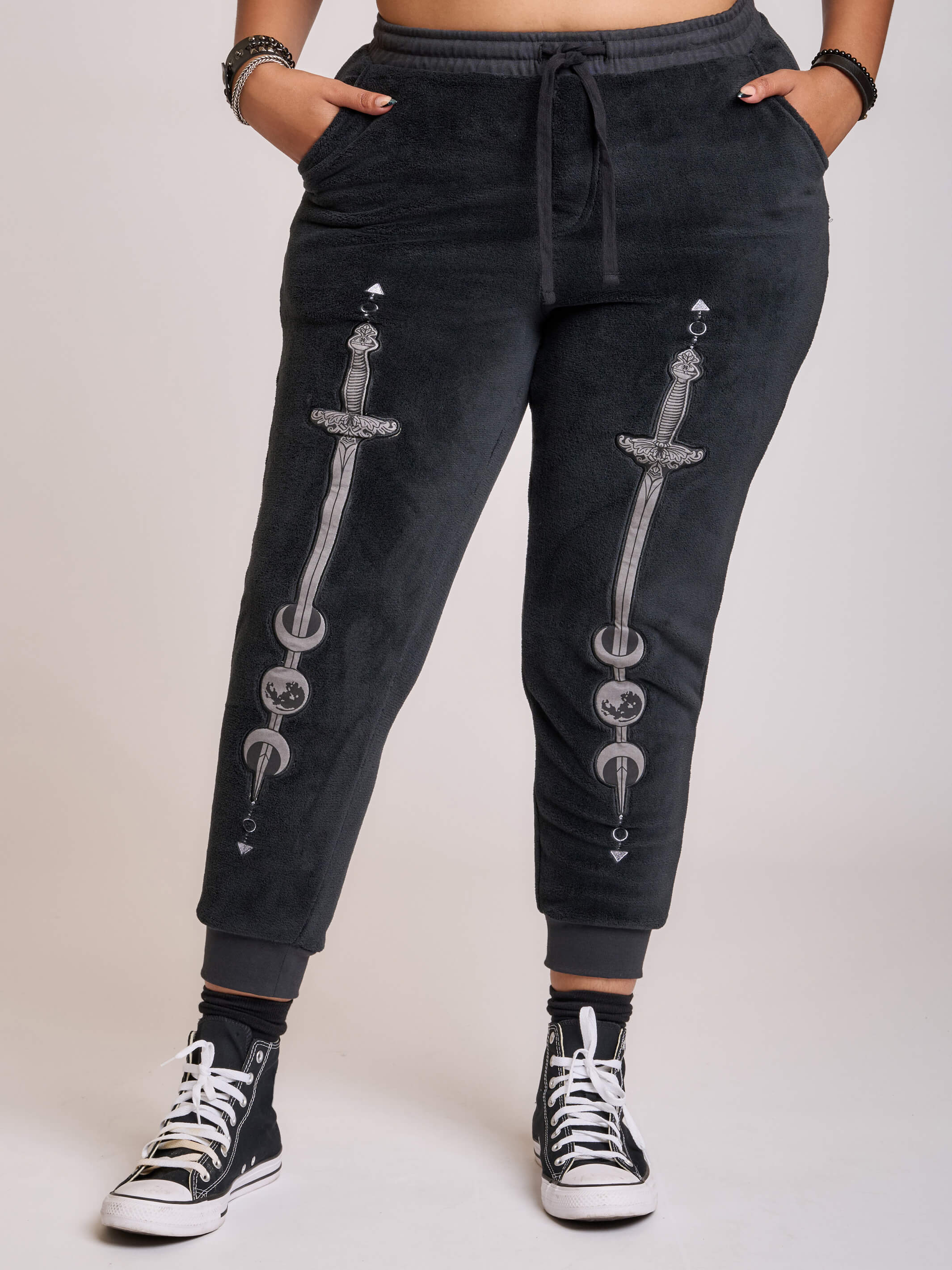 MOON SWORD PLUSH JOGGERS