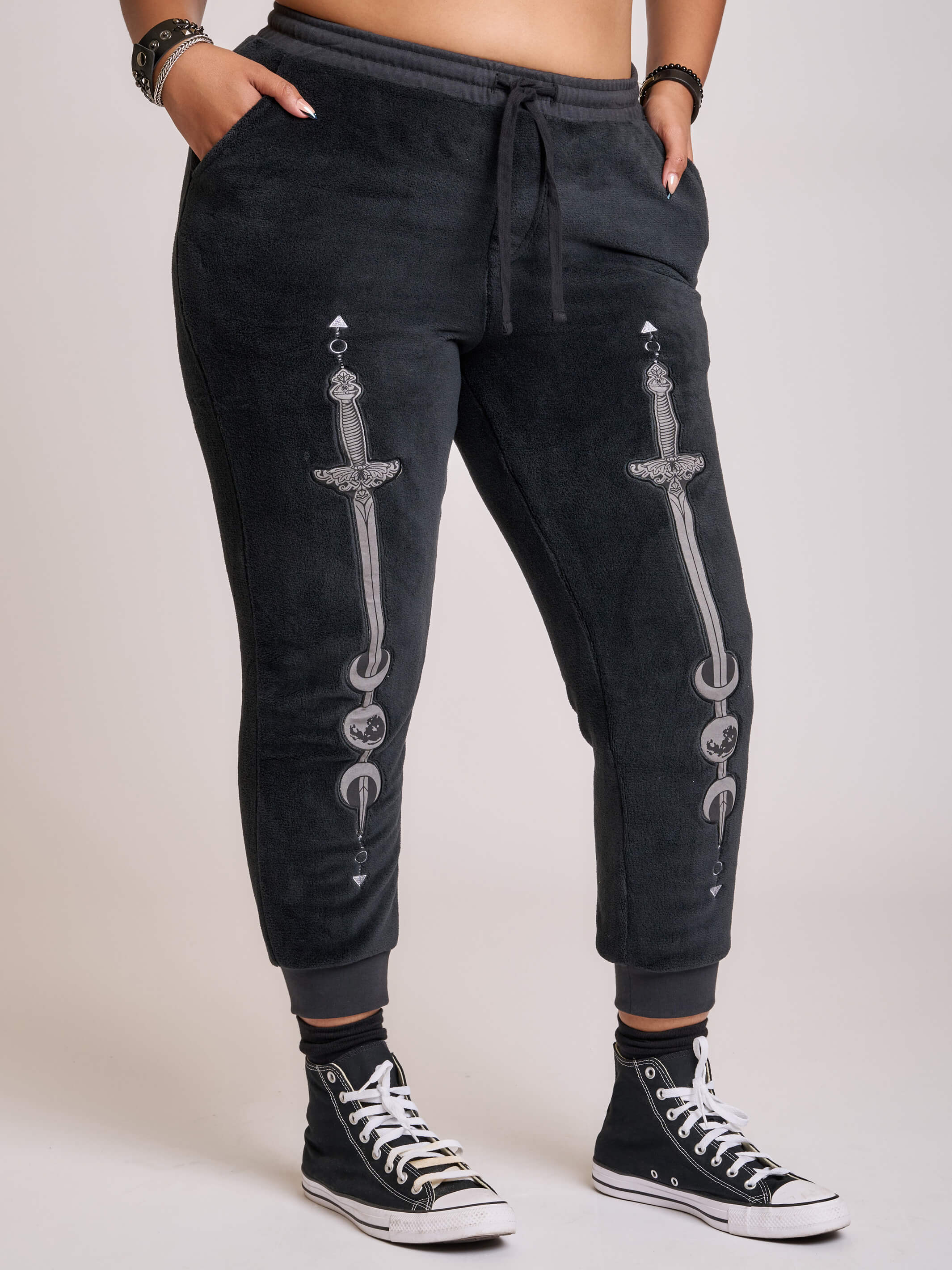 MOON SWORD PLUSH JOGGERS